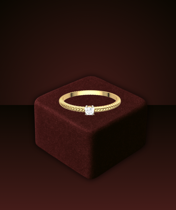 Gold Diamond Ring