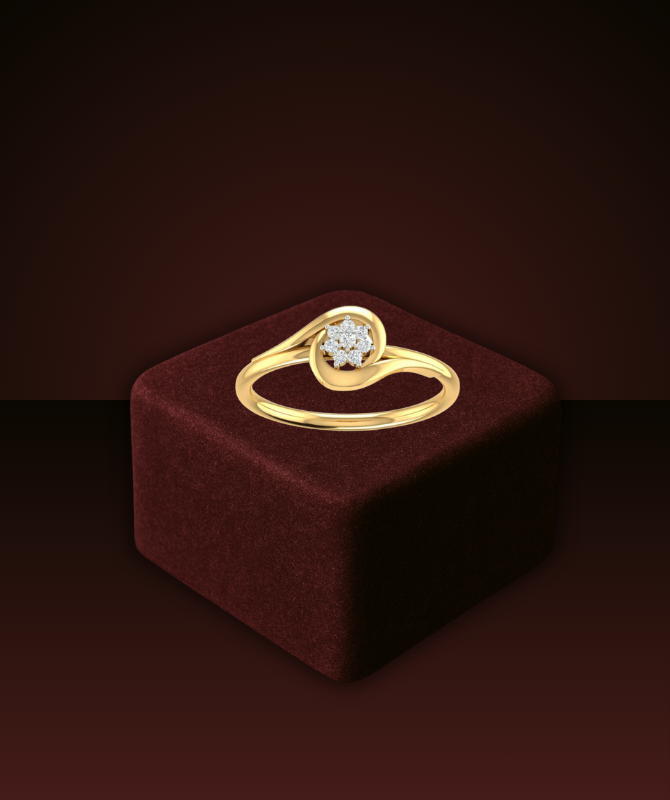 Blossom Cluster Diamond Ring